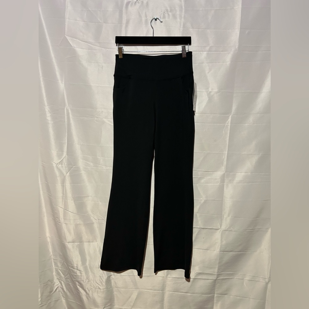 Zeronic bootcut yoga pants women’s black high waisted stretch workout size M